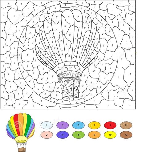 Color By Number Mosaic Printable